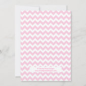 トゥインクルリトルスターガールベビーシャワー招待状 招待状 (裏面)