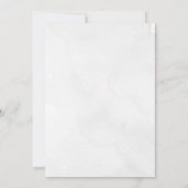 トゥインクルリトルスターグレー金ゴールドエレガントベビーシャワー 招待状 (裏面)