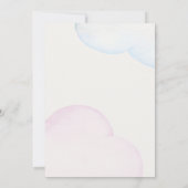 トゥインクルリトルスタージェンダーリビールパステルクレセント 招待状 (裏面)