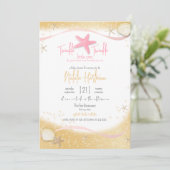 トゥインクルリトルスタースパークルスターフィッシュ招待状 招待状 (スタンド正面)