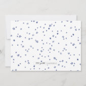 トゥインクルリトルスターズベビーシャワー招待状 招待状 (裏面)