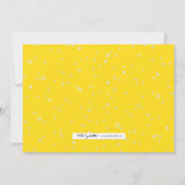 トゥインクルリトルスターズベビーシャワー招待状 招待状 (裏面)