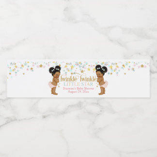 トゥインクルリトルスターツインガールズパフ ペットボトルラベル