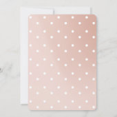 トゥインクルリトルスターバニーラビットピーチ誕生日 招待状 (裏面)