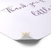 トゥインクルリトルスターピンク第1誕生日へようこそ ポスター (角)