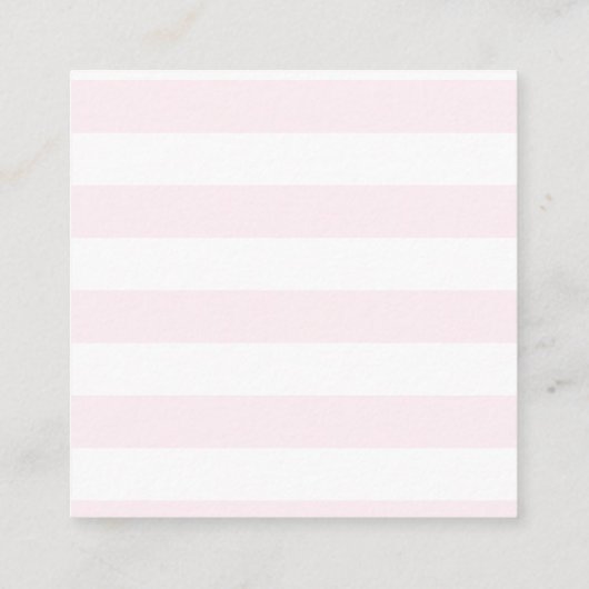 トゥインクルリトルスターピンク金ゴールドおむつラッフル エンクロージャーカード (裏面)