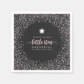 トゥインクルリトルスターファースト誕生日ナプキン スタンダードカクテルナプキン (正面)