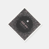 トゥインクルリトルスターファースト誕生日ナプキン スタンダードカクテルナプキン (角)