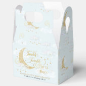 トゥインクルリトルスターブルーベビーシャワー誕生日 フェイバーボックス (見開き)