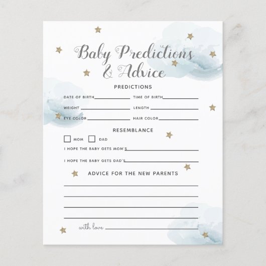 トゥインクルリトルスターブルーベビー予測とアドバイス (正面)