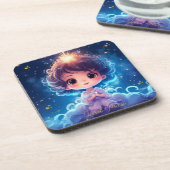 トゥインクルリトルスタープリンセスガール誕生日 コースター (左側)