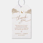 トゥインクルリトルスターベビーシャワーメッセージカード ギフトタグ (正面)