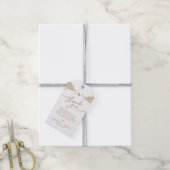 トゥインクルリトルスターベビーシャワーメッセージカード ギフトタグ (より糸付き)