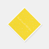 トゥインクルリトルスターベビーシャワー紙ナプキンス スタンダードカクテルナプキン (角)