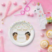 トゥインクルリトルスターベビージェンダーが民族を明らかにする ペーパープレート (パーティー)