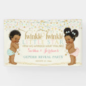 トゥインクルリトルスターベビージェンダーが民族を明らかにする 横断幕 (横)