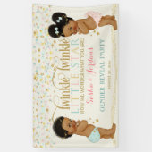 トゥインクルリトルスターベビージェンダーが民族を明らかにする 横断幕 (縦)