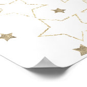 トゥインクルリトルスターラベンダーゲストブックサイン ポスター (角)