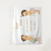 トゥインクルリトルスターヴィンテージ男女兼用ベビー タペストリー (正面)