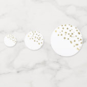 トゥインクルリトルスター金ゴールドブルーホワイトベビーシャワー コンフェッティ (裏面)