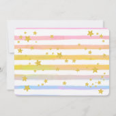 トゥインクルリトルスターTWO誕生日招待状 招待状 (裏面)