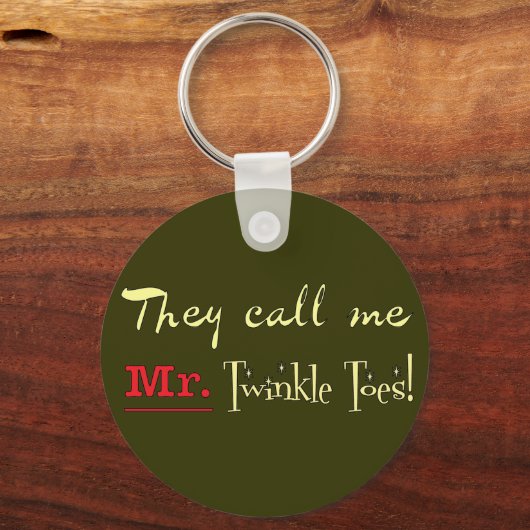 トゥインクルートーズ氏バレエのギフト キーホルダー (正面)