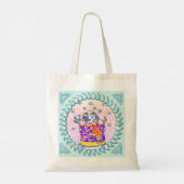 トゥインクル雪だるまトートバッグ トートバッグ (裏面)