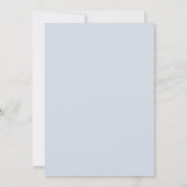 トゥインクル リトルスター うさぎ ベビーシャワー 招待状 (裏面)