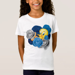 トゥイーティーとバラ Tシャツ