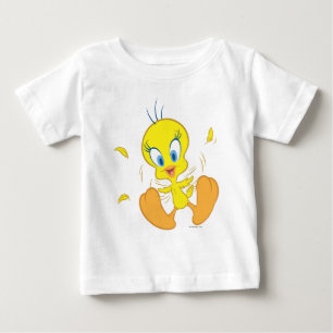 トゥイーティーインアクションポーズ5 ベビーTシャツ