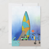 トゥイーンサーフィンパーティの招待状 招待状 (裏面)