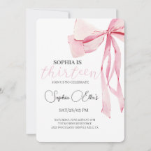 トゥイーンピンクボウ13誕生日 | コケット13誕生