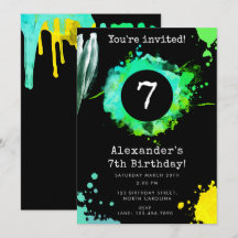 トゥイーン10代の少年Any年齢ネオン誕生日パーティー