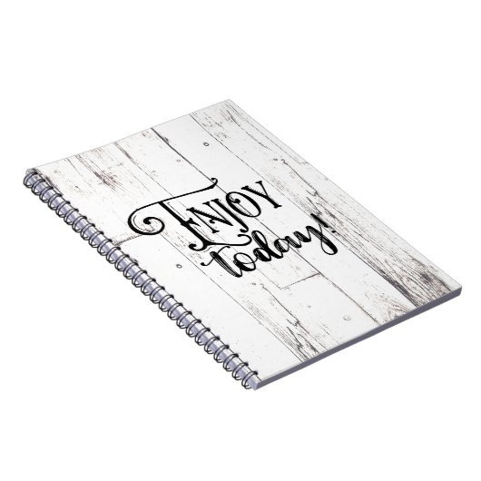 トゥイ楽しむム素朴ファームハウスホワイトウッド ノートブック (右側)