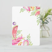 トゥゥ・ティ・フルッティ バースデー ガールズセカンドバースデーカード 招待状 (スタンド正面)