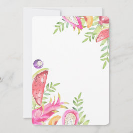 トゥゥ・ティ・フルッティ バースデー ガールズセカンドバースデーカード 招待状