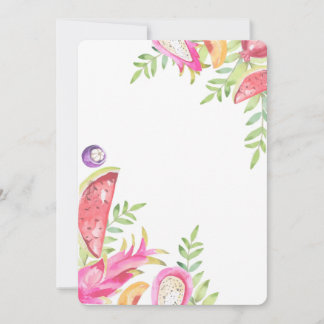 トゥゥ・ティ・フルッティ バースデー ガールズセカンドバースデーカード 招待状