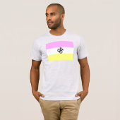 トゥウィンクプライドフラッグ Tシャツ (正面フル)