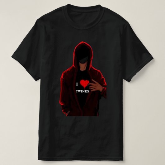 トゥウィンク大好き、LGBTQ+ ゲイ・ダディTシャツ Tシャツ (デザイン正面)