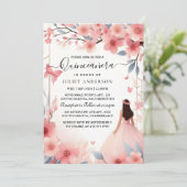 トゥウッドツリーピンクガーリーさくらんぼブロッサムキンセアニェラ 招待状 (スタンド正面)