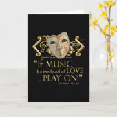 トゥエルフ・ナイト ミュージック・クォート（ゴールドバージョン） カード (黄色い花)