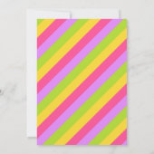 トゥオッティフルッティパーティーサマー2歳の誕生日お誘い状 招待状 (裏面)