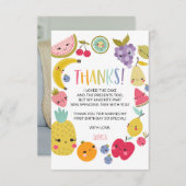 トゥオッティフルッティ バースデー サンクス カード (正面/裏面)