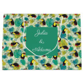 トゥカンズ ホワイト ギフト バッグ ラージペーパーバッグ (正面)