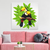 トゥカンデュオシルバー キャンバスプリント (インサイチュ (リビング))