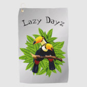 トゥカンデュオシルバー ゴルフタオル (正面)