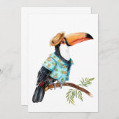 トゥカンハワイアンシャツ サンキューカード (正面/裏面)