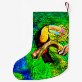 トゥカンバードクリスマスストッキング スモールクリスマスストッキング (裏面)