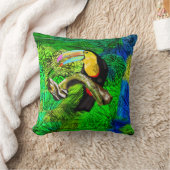 トゥカンバード装飾用クッション クッション (ブランケット)