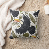 トゥカンファミリー装飾用クッション クッション (ブランケット)